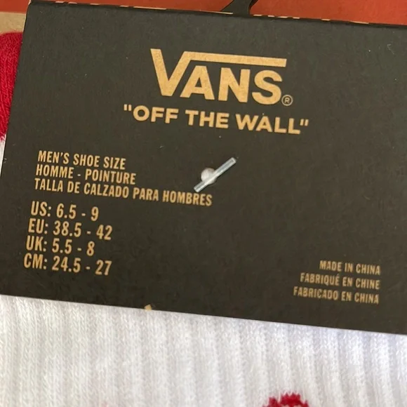 VANS “Off The Wall” Women’s socks - Picture 4 of 10